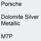 Preview: Porsche, Dolomite Silver Metallic, M7P.